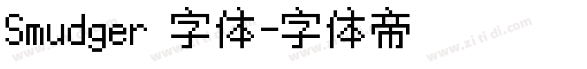 Smudger 字体字体转换